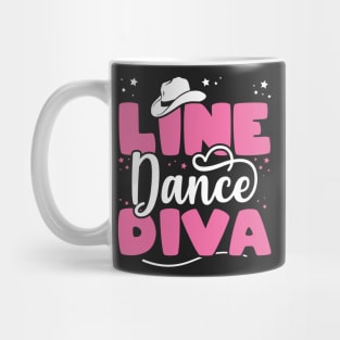 Line Dance Diva - Western Country Dancing design Mug